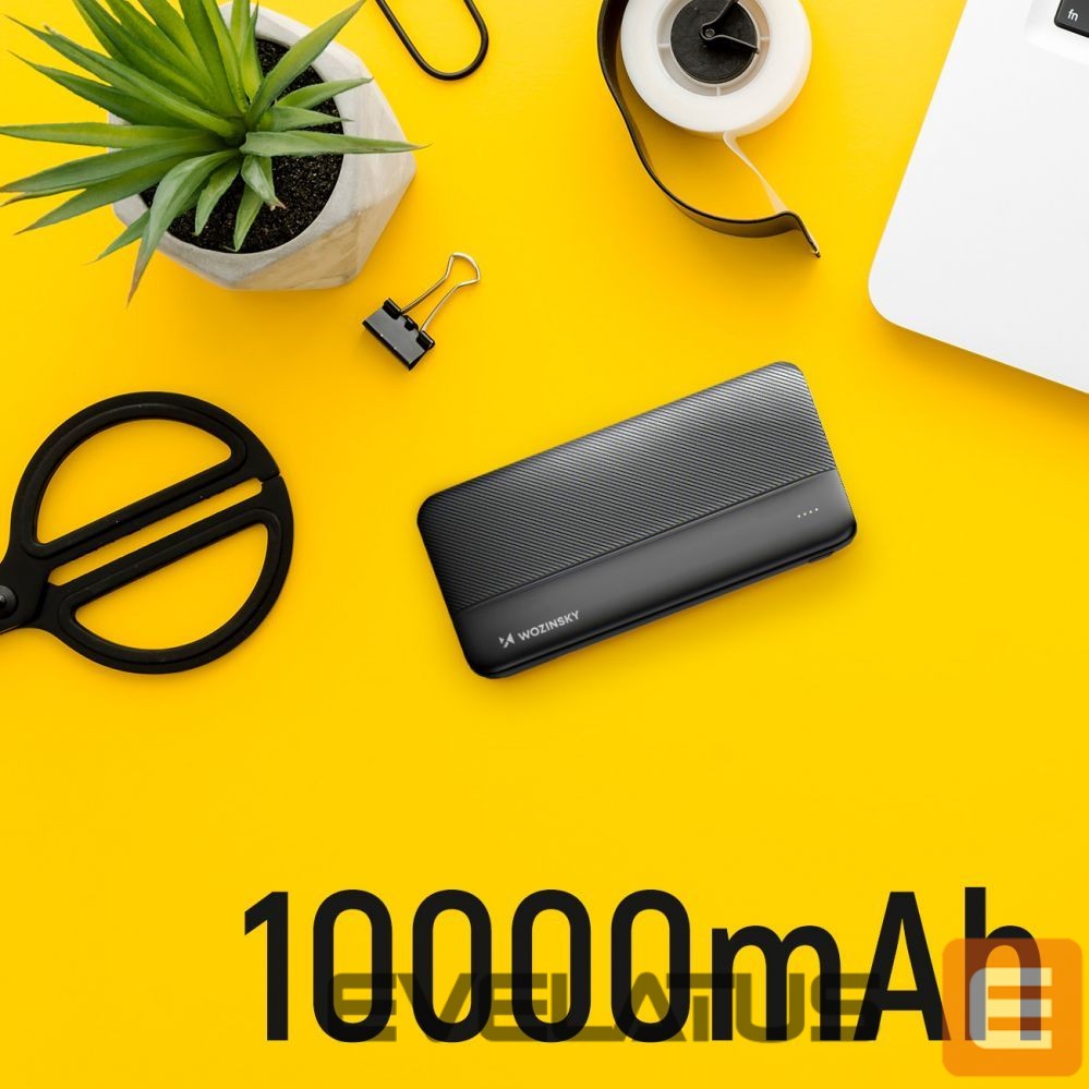 Power bank Wozinsky Wozinsky powerbank Li-Po 10000mAh 2 x USB black (WPBBK1)