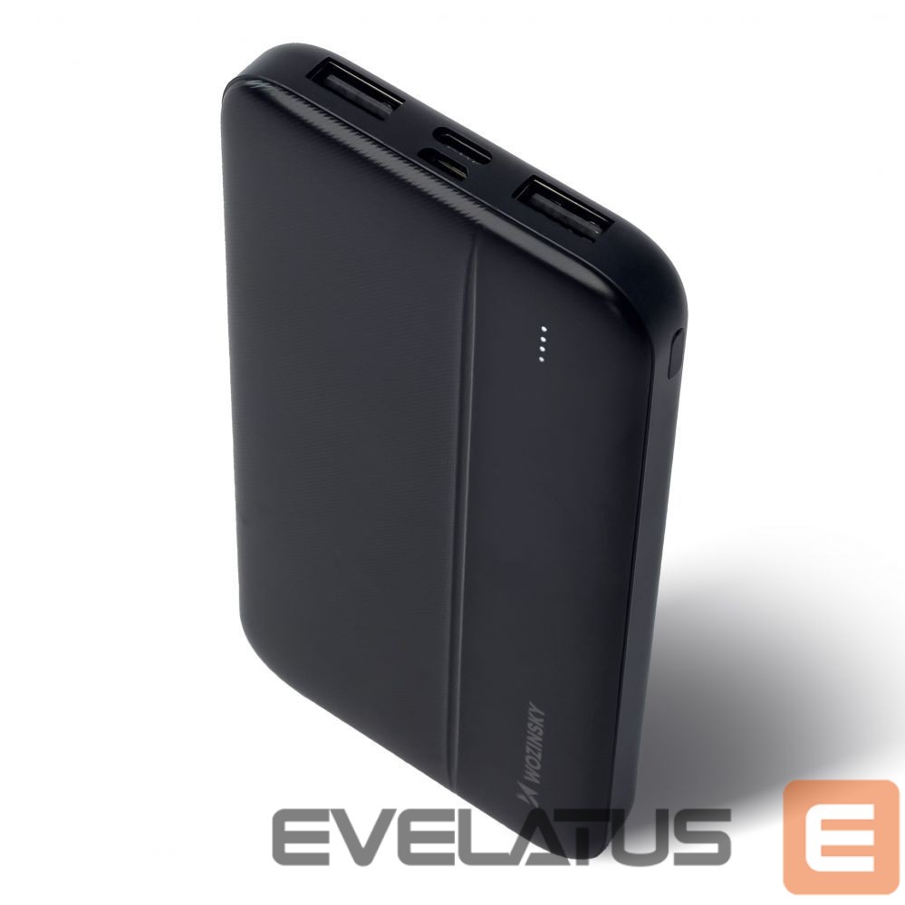 Power bank Wozinsky Wozinsky powerbank Li-Po 10000mAh 2 x USB black (WPBBK1)
