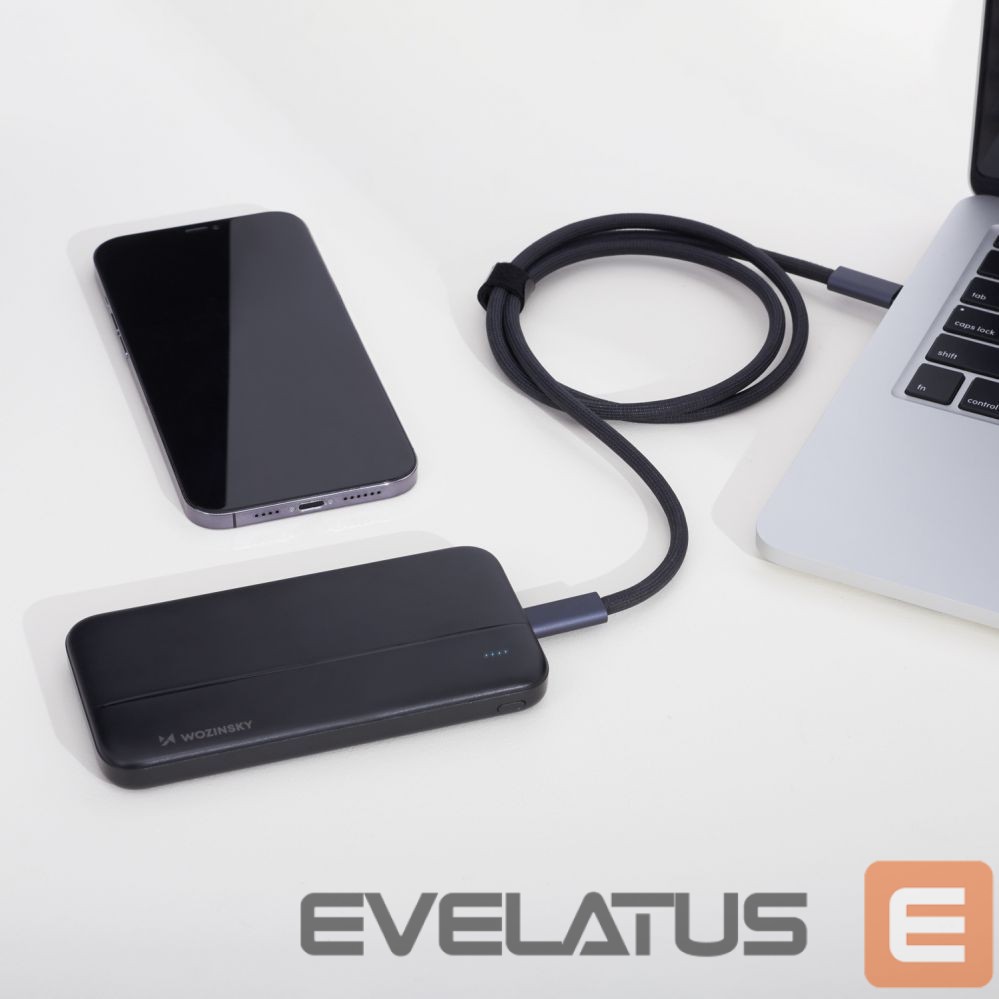 Power bank Wozinsky Wozinsky powerbank Li-Po 10000mAh 2 x USB black (WPBBK1)