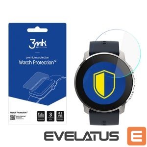 Protective glass 3MK  3mk Watch Protection  v. FlexibleGlass hybrid glass on Suunto 9 Peak 