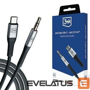 Cable 3MK  3MK Kabel AUX USB-C - Jack 3,5 mm 1m 