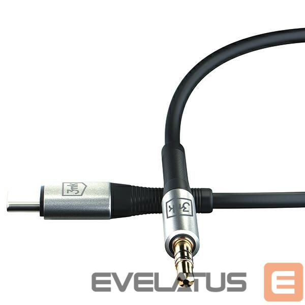 Cable 3MK 3MK Kabel AUX USB-C - Jack 3,5 mm 1m