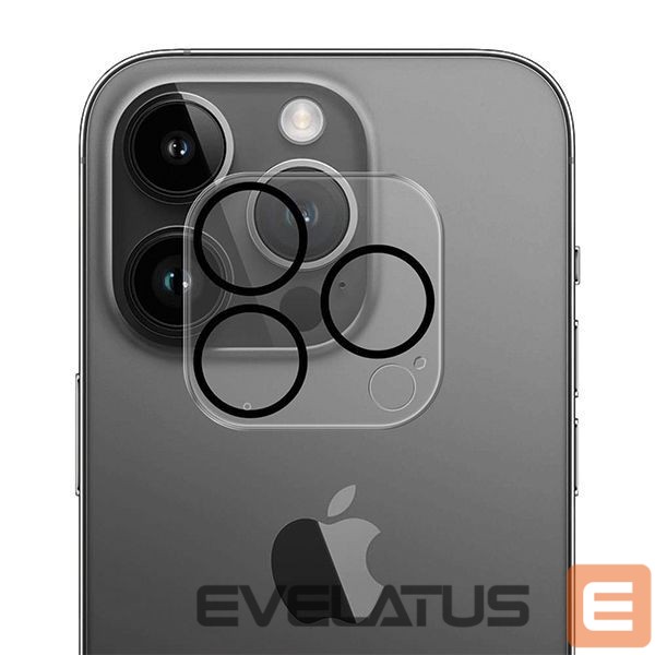 Protective glass 3MK 3MK Lens Pro Full Cover iPhone 14 Pro/14 Pro Max Szkło Hartowane na obiektyw aparatu z ramką montażową 1szt