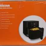 Table grill Tristar  SALE OUT.  FR-9060 Digital Airfryer, 6 L, Digital LED touchscreen, 1700 W, Black |  Digital Airfryer | FR-9060 | Power 1700 W | Capacity 6 L | Black | Hot air technology | DAMAGED PACKAGING 