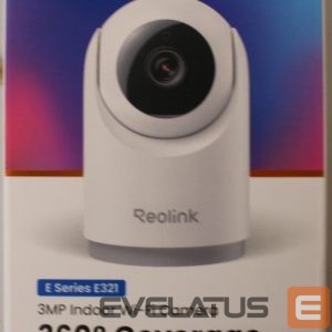 Webcam Reolink  SALE OUT.  E321 Smart Indoor Cam Wi-Fi PT, White |  Camera | E Series E321 | 24 month(s) | Tabletop | 3 MP | 4mm/F2.0 | MicroSD up to 512GB | DAMAGED PACKAGING 