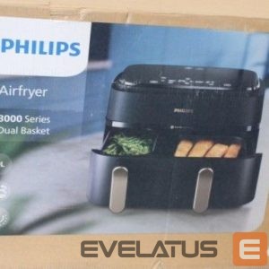 Table grill Philips  SALE OUT.  NA352/00 Airfryer, 2750 W, Pan volume 9 L, Charcoal Grey/Copper |  Airfryer | NA352/00 | Power 2750 W | Capacity 9 L | Rapid Air technology | Charcoal Grey/Copper | DAMAGED PACKAGING | 23 month(s) 