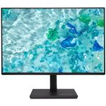 Monitor Acer  Vero B247Y Series Monitor 60cm 23.8'' FHD ZeroFrame IPS 120Hz 16:9 4ms(GTG) 250nits VGA HDMI DP MM Audio In/Out AdaptiveSync EU Black | 