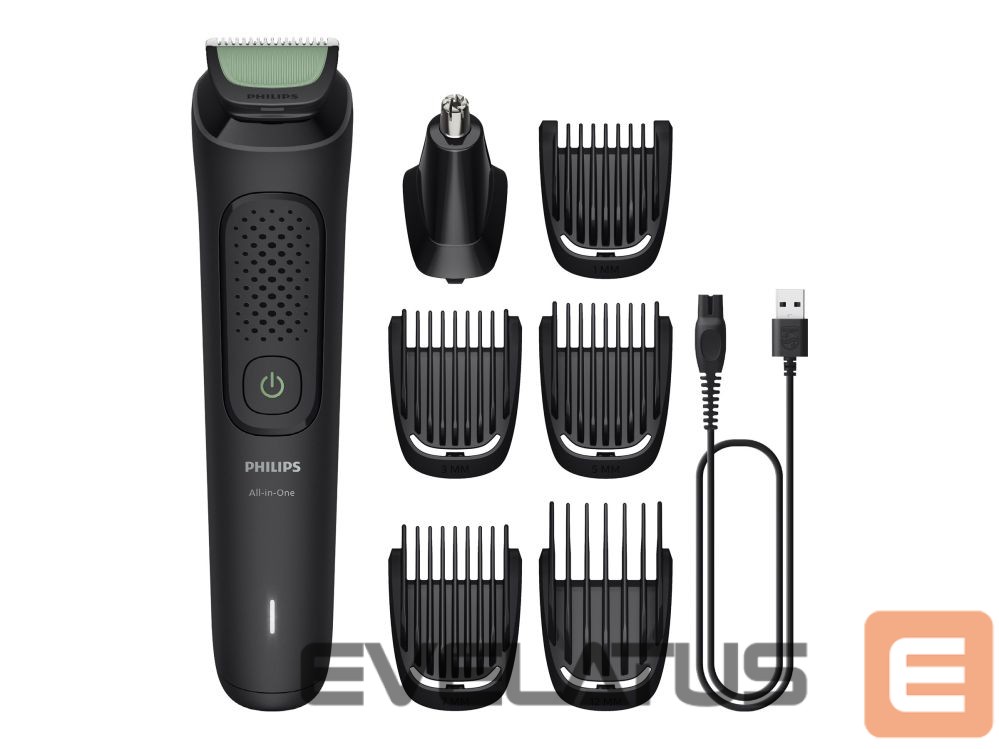 Plaukų kirpimo mašinėlė Philips Trimmer | MG3920/15 Series 3000 All-in-One | Cordless | Number of length steps 7 | Black
