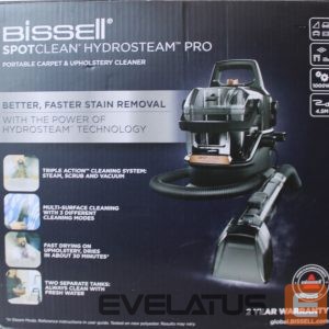 Vacuum cleaner Bissell  SALE OUT.  SpotClean HydroSteam Pro |  Portable Carpet and Upholstery Cleaner | SpotClean HydroSteam Pro | Corded operating | Washing function | 1000 W | Black | 24 month(s) | DAMAGED PACKAGING, USED AND SCRATCHED 