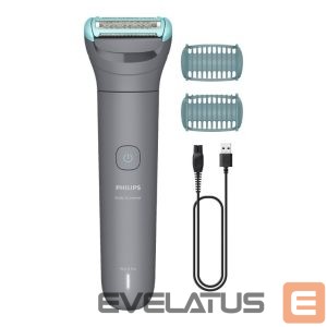 Plaukų kirpimo mašinėlė Philips  Trimmer | BG3480/15 Series 3000 | Cordless | Wet & Dry | Number of length steps 3 | Grey 