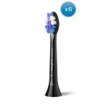 Toothbrush Philips  HX6056/88 Sonicare Sensitive | Replacement brush heads | Heads | For adults | Number of brush heads included 6 | Black 