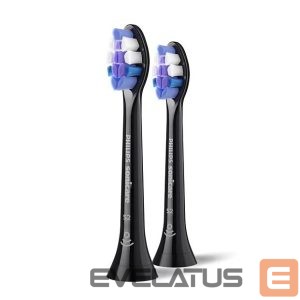 Toothbrush Philips  Replacement brush heads | HX6052/88 Sonicare Sensitive | Heads | For adults | Number of brush heads included 2 | Black 