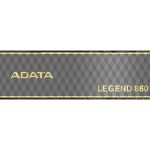Hard drive SSD ADATA  LEGEND 860 | SSD | 1000 GB | Solid-state drive interface PCIe 4.0 x4 (NVMe) | Write speed 4000 MB/s 