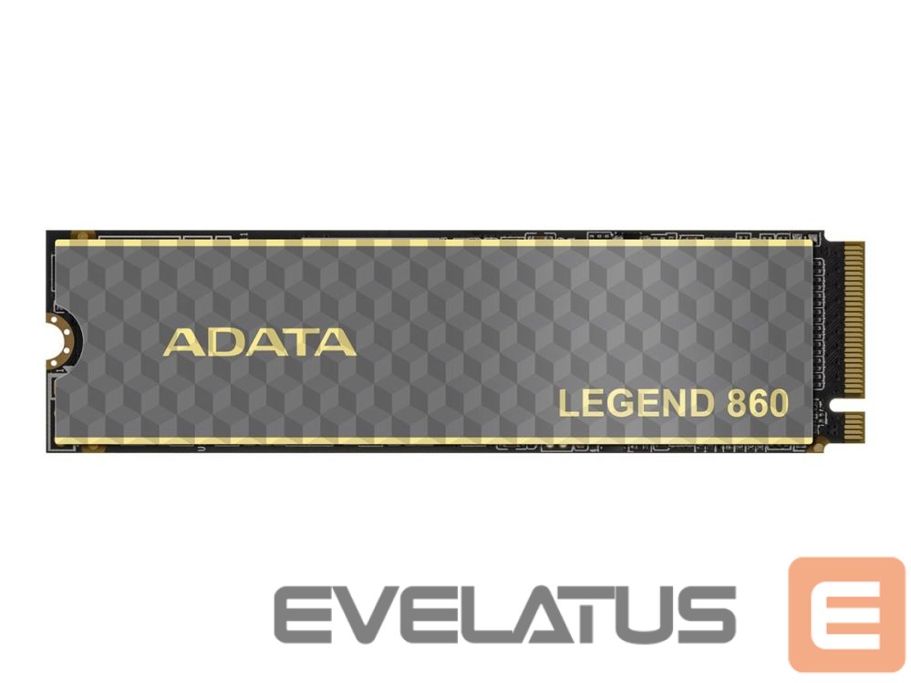 Hard drive SSD ADATA LEGEND 860 | SSD | 1000 GB | Solid-state drive interface PCIe 4.0 x4 (NVMe) | Write speed 4000 MB/s