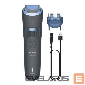 Plaukų kirpimo mašinėlė Philips  Trimmer | BT3617/15 Series 3000 | Cordless | Wet & Dry | Number of length steps 20 | Dark Grey 