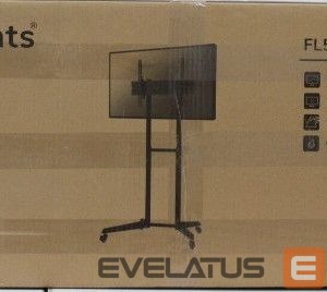 TV bracket NEOMOUNTS  SALE OUT.  FL50-540BL1 TV trolley - 37-70" - max 50 kg - manual h 128,5-145 cm - VESA 100x100-600x400 - black |  Floor stand | FL50-540BL1 TV trolley | Adjustable Height, Tilt | 37-70 " | Maximum weight (capacity) 50 kg | UNPACKED 