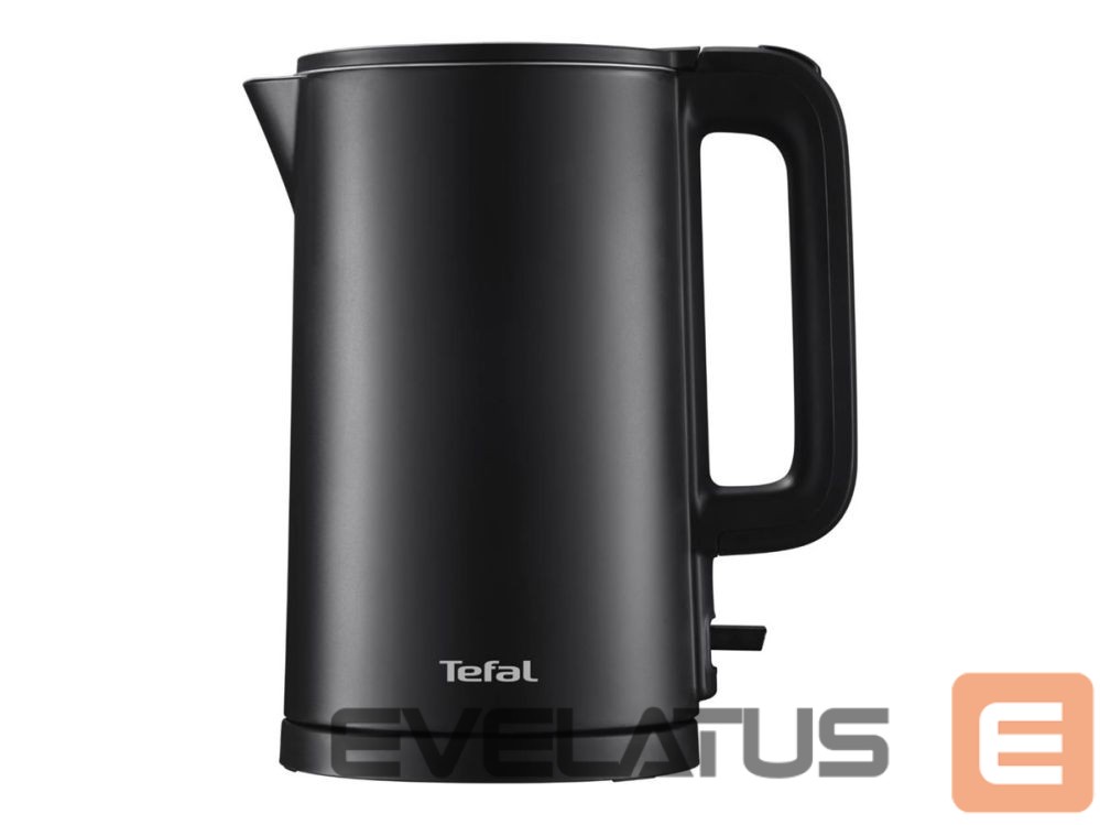Teapot TEFAL | KO1408E0 Thermo Protect | Kettle | Electric | 1500 W | 1.5 L | Stainless steel/Plastic | 360° rotational base | Black