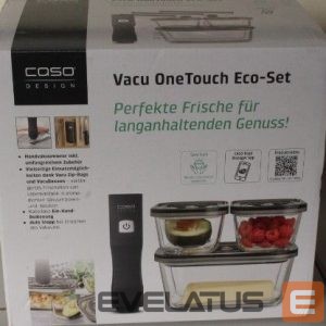 Other small household appliances Caso  SALE OUT.  Vacu OneTouch Vacuum sealer Eco-Set | Black | DEMO 