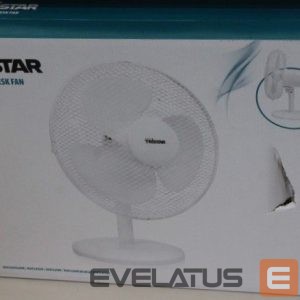 Fan Tristar  SALE OUT. | SALE OUT.  Desk fan | VE-5724 | Desk fan | 40 W | Diameter 30 cm | Number of speeds 3 | Oscillation | White | DAMAGED PACKAGING 