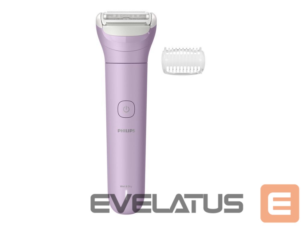 Razor Philips Shaver | BRL114/00 Series 6000 | Operating time (max) 80 min | Wet & Dry | Purple