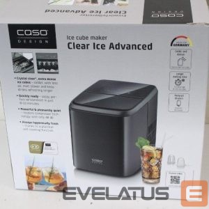 Other small household appliances Caso  SALE OUT.  Ice Cube Maker | Clear Ice Advanced | Power 130 W | Capacity 1.5 L | Matt Black | UNPACKED, SMALL SCRATCHED  ON TOP, MISSING INNER PACKAGING 