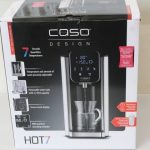 Teapot Caso  SALE OUT.  01875 HOT 7 Turbo Hot water dispenser, Capacity 2.7 L, Black/Stainless Steel | SALE OUT.  Turbo Hot Water Dispenser | Hot7 | Water Dispenser | 2200 W | 2.7 L | Plastic/Stainless Steel | Black/Stainless Steel | UNPACKED, USED 