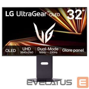 Monitor LG  | 32GX850A-B | 32 " | 16:9 | 165 Hz | 0.03 ms | 3840 x 2160 pixels | 275 cd/m² | HDMI ports quantity 2 | Black 