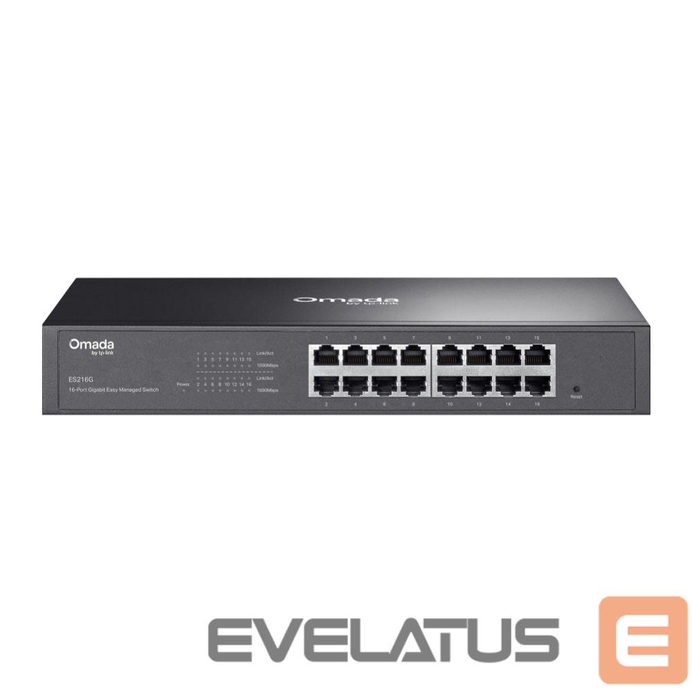 Server - Other Accessories TP-Link ES216G | Omada 16-Port Gigabit Easy Managed Switch | Desktop/Rackmountable | Managed | Power supply type 100-240 V, 50/60 Hz