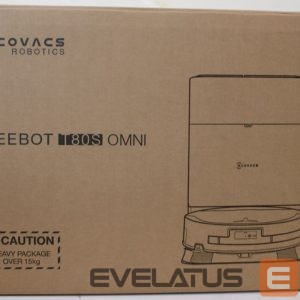 Vacuum cleaner Ecovacs  SALE OUT.  DEEBOT T80S OMNI BLACK Vacuum cleaner, Robot, Wet&Dry, 24800Pa, TruEdge 3.0, AIVI 3D 3.0, 6400 mAh, Black + Auto-empty sta |  Robotic Vacuum Cleaner | DEEBOT T80S OMNI BLACK | Wet&Dry | 6400 mAh | 24800 Pa | Black | SCRATCHED ITEM, DEMO 