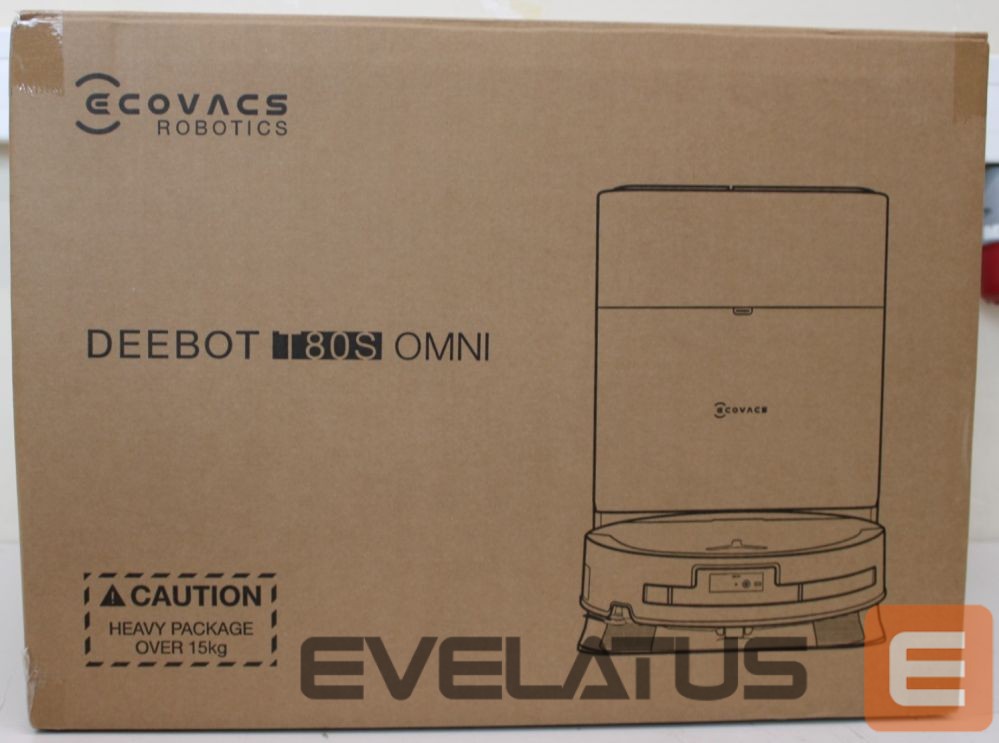 Vacuum cleaner Ecovacs SALE OUT. DEEBOT T80S OMNI BLACK Vacuum cleaner, Robot, Wet&Dry, 24800Pa, TruEdge 3.0, AIVI 3D 3.0, 6400 mAh, Black + Auto-empty sta | Robotic Vacuum Cleaner | DEEBOT T80S OMNI BLACK | Wet&Dry | 6400 mAh | 24800 Pa | Black | SCRATCHED ITEM, DEMO