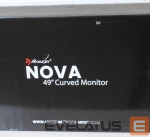 Monitor AROZZI  SALE OUT.  Nova 49" VA, 165Hz - White |  Nova | 49 " | VA | 32:9 | 165 Hz | 4 ms | 5120 x 1440 pixels | 350 cd/m² | HDMI ports quantity 2 | White | Warranty 24 month(s) | DAMAGED PACKAGING, USED, SCRATCHED BODY AND AC-ADAPTER 