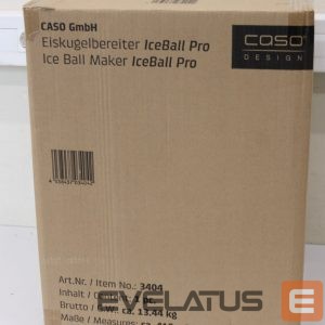 Other small household appliances Caso  SALE OUT.  Ice Ball Maker | IceBall Pro | Power 130 W | Capacity 1.3 L | Matt Black | USED, DIRTY 