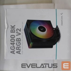 Cooler Deepcool  SALE OUT.  AG400 BK ARGB V2 CPU Cooler, Black | SALE OUT.  CPU Cooler | AG400 BK ARGB | DAMAGED PACKAGING | Intel, AMD 