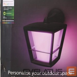 Desc lamp Philips Hue  SALE OUT. |  WCA Econic Outdoor Wall Lantern | 15 W | 2000-6500 Hue White Colour Ambiance | DAMAGED PACKAGING | 24 month(s) 