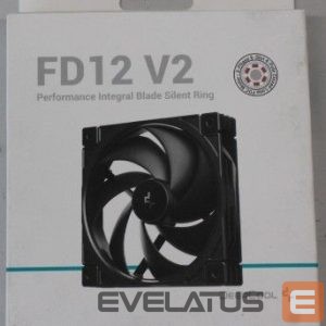 Cooler Deepcool  SALE OUT.  cooling fan R-FD12V2-BKNPN1-G |  Cooling Fan | FD12 V2 | Black | DAMAGED PACKAGING 