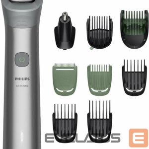 Plaukų kirpimo mašinėlė Philips  All-in-One Hair trimmer | MG5931/15 Series 5000 | Cordless | Number of length steps 13 | Step precise 0.5 mm | Light gray 