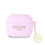 Headphone case Guess Apple Airpods 3 Charms Silicone Case Purple