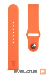 Strap Tactical  22mm Silicone Watch Strap and Watch Band Orange