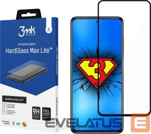 Protective glass 3MK Xiaomi POCO X3 GT Black - HardGlass Max Lite 
