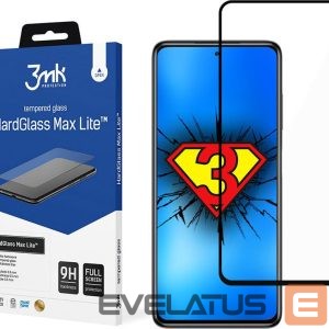Protective glass 3MK Xiaomi POCO X3 GT Black - HardGlass Max Lite 