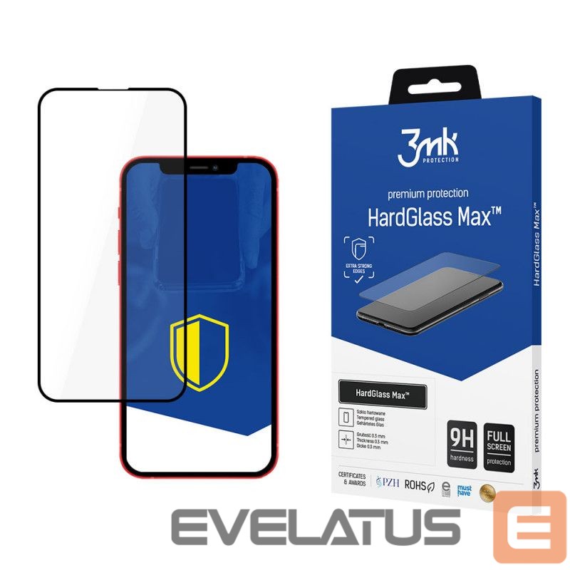 Protective glass 3MK Xiaomi Redmi Note 11s / 11 4G Black - HardGlass Max