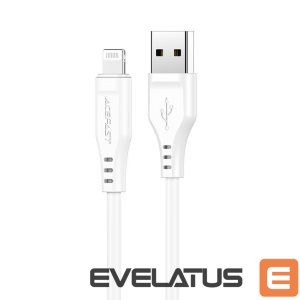 Cable Acefast Apple Lightning to USB 1.2m 2.4A MFI Cable White