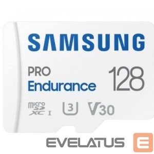 Memory cards Samsung  Pro Endurance MicroSD 128GB White