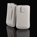 Case universal pocket iLike Universal Leather Pocket Case XS White