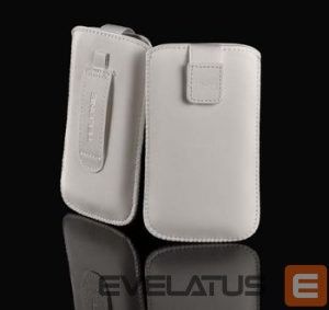 Case universal pocket iLike Universal Leather Pocket Case XS White