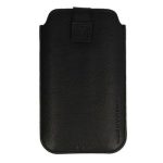 Case universal pocket iLike Universal Leather Pocket Case XL Black