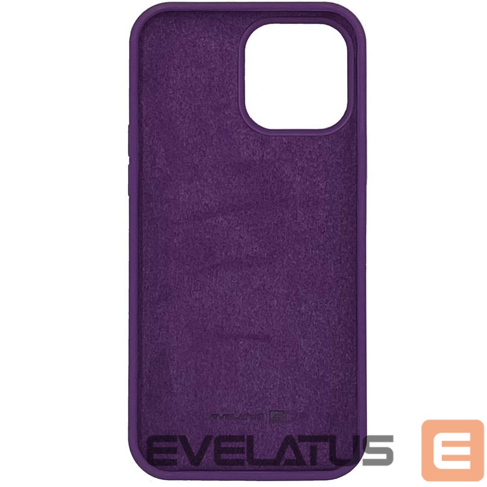 Back panel cover Evelatus Apple Evelatus iPhone 13 Pro Max Premium Soft TouchSilicone Case Purple