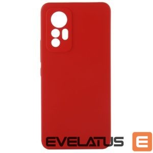 Back panel cover Evelatus Xiaomi 12 Pro Premium Soft Touch Silicone Case Red