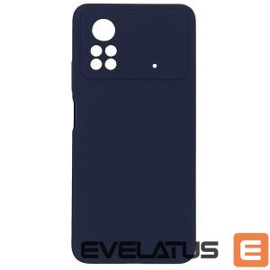 Back panel cover Evelatus Xiaomi Poco X4 Pro 5G Premium Soft Touch Silicone Case Blue