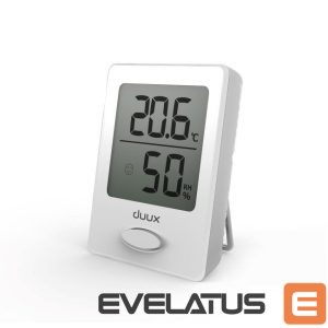 Other small household appliances Duux  Sense Hygrometer + Thermometer, White, LCD display 